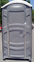 Portable restrooms in the city 